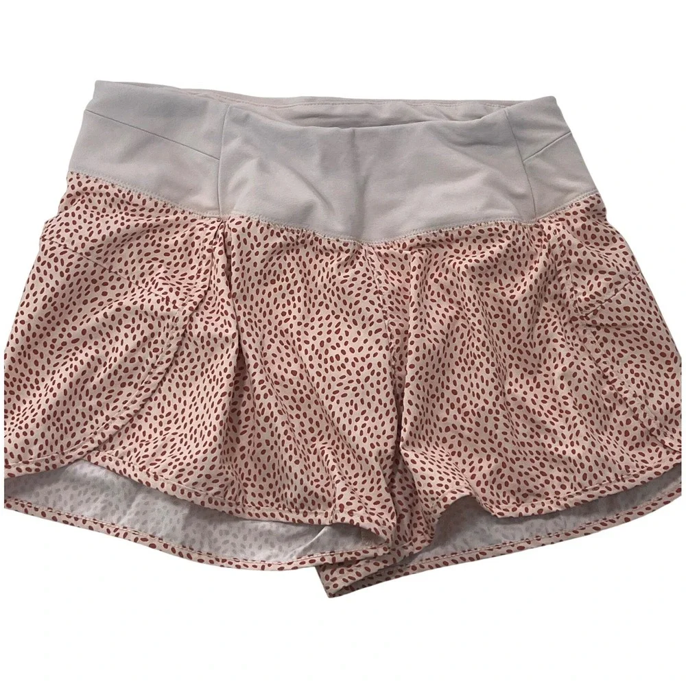 Calia Stay the Path Pink Polka Dot Athletic Sporty Shorts XS Vacation Workout
